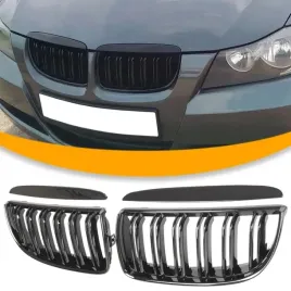grill-nerki-do-bmw-e90-e91-05-08-czarny-polysk-czarne-przedlift-m-pakiet-m3