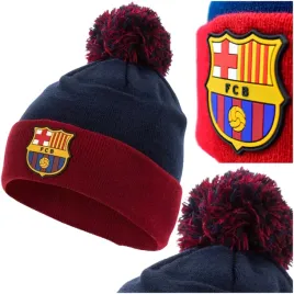 czapka-zimowa-fc-barcelona-z-pomponem-herb-logo-granatowa-bordowa-akrylowa