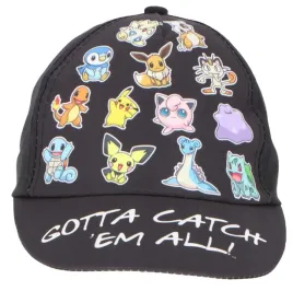 czapka-z-daszkiem-na-lato-pokemon-pikachu-54-czarna-na-rzep