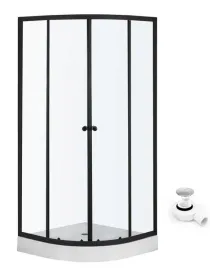 kabina-prysznicowa-czarna-polokragla-90x90-z-brodzikiem-13-cm