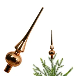 czubek-choinkowy-szklany-jasnobrazowy-szpic-na-choinke-blyszczacy-26-cm