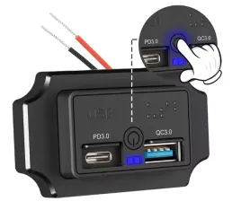 gniazdo-samochodowe-montazowe-12v-24v-usb-pd3-0-qc3-0-ip55-led-on-off-dotyk