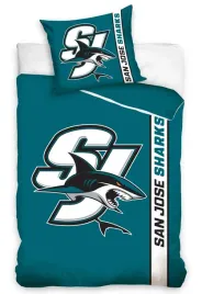 komplet-poscieli-nhl-san-jose-sharks-140-x-200-cm