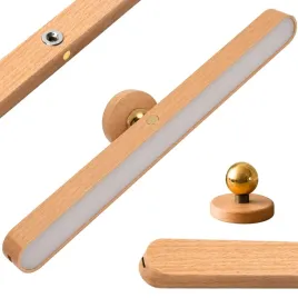 lampka-nocna-scienna-magnetyczna-led-kinkiet-usb-c-drewniana-dotykowa