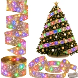 swiecaca-wstazka-led-na-choinke-4m-zolta-dekoracja-swiateczna-40-led