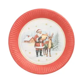 talerz-papierowy-okragly-dear-santa-23cm-10-szt