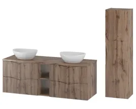 meble-lazienkowe-cleo-szafka-z-umywalkami-i-regalem-140-cm-slupek-dab-wotan