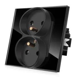kontakt-gniazdko-flex-elektryczne-z-bolcem-szklane-fi60-podwojne-1x2-czarny