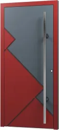 drzwi-zewnetrze-eleganckie-aluminium-kolor-ral-panel-ozdobny