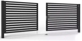 kompletna-brama-wjazdowa-dwuskrzydlowa-ocynk-ral-br-11-124x300-cm