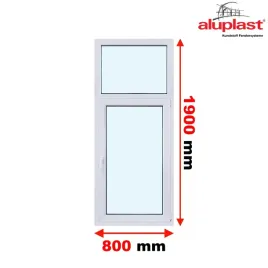 okno-plastikowe-pcv-z-naswietlem-rozwierno-uchylne-aluplast-80x190-cm