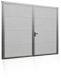 brama-garazowa-aluminiowa-ocielana-dwuskrzydlowa-z-panelem-230x225-cm