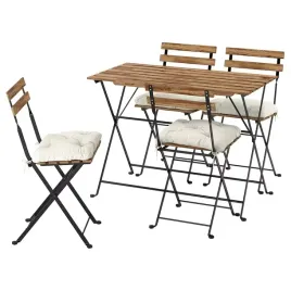 ikea-tarno-stol-4-krzesla-skladane-kuddarna-jasny-szarobezowy-100x54-cm