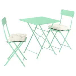 ikea-sundso-stol-i-2-skladane-krzesla-jasnozielony-kuddarna-bezowy-65x65-cm