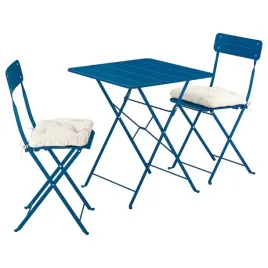 ikea-sundso-stol-i-2-skladane-krzesla-granatowy-kuddarna-bezowy-65x65-cm