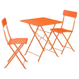 ikea-sundso-stol-i-2-skladane-krzesla-jaskrawopomaranczowy-65x65-cm