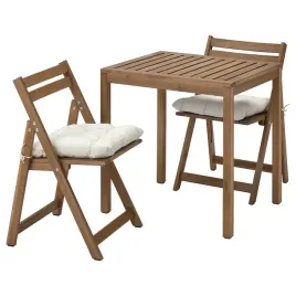 ikea-nammaro-stol-i-2-skladane-krzesla-kuddarna-szarobezowy-75x63cm