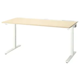 ikea-mittzon-biurko-160x80-cm-okl-brzoza-bialy