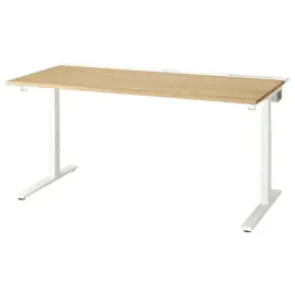 ikea-mittzon-biurko-160x80-cm-okl-debowa-bialy
