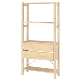 ikea-ivar-1-sekcja-polki-szuflady-89x30x179-cm-sosna