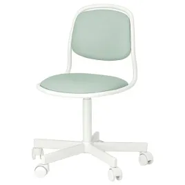 ikea-orfjall-dzieciece-krzeslo-biurowe-bialy-vissle-jasnozielony