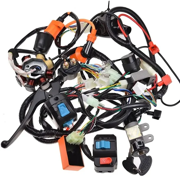 INSTALACJA WIĄZKA ELEKTRYCZNA SKUTER 4T GY 10 FULL
