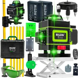 poziomica-laserowa-360-plaszczyznowa-hilda-4d-laser-krzyzowy-tyczka-420-cm