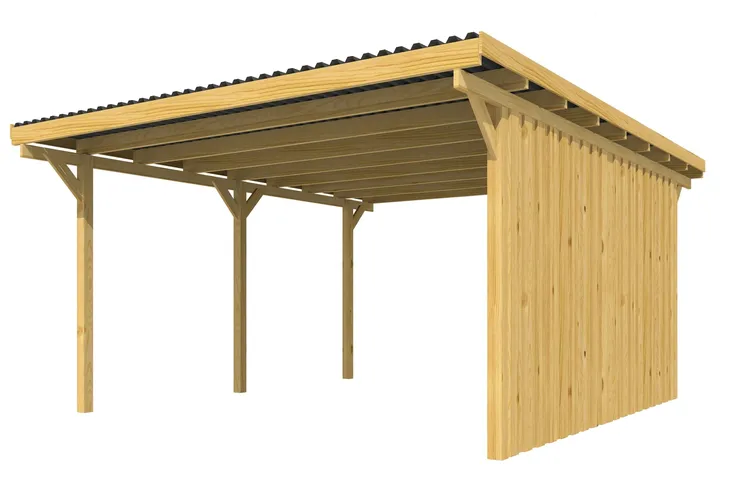 WIATA GARAŻOWA 400X500cm PŁYTA PVC V1