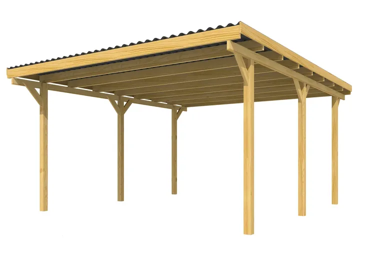 WIATA GARAŻOWA 400X500cm PŁYTA PVC