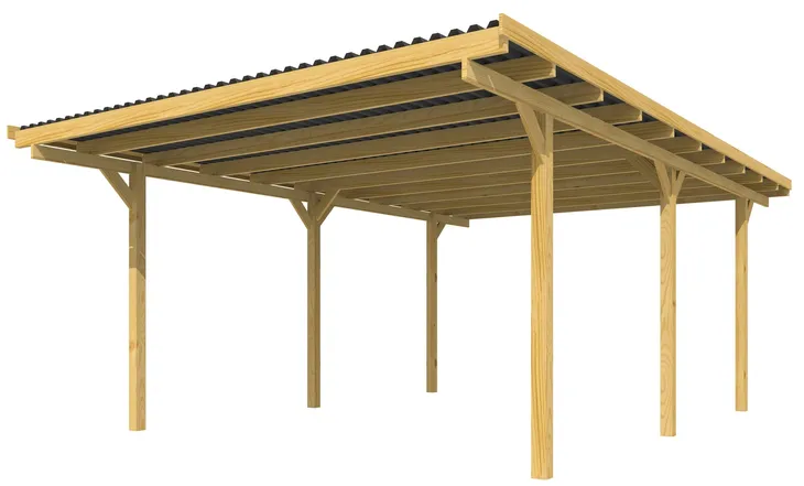 WIATA GARAŻOWA 400X600cm PŁYTA PVC