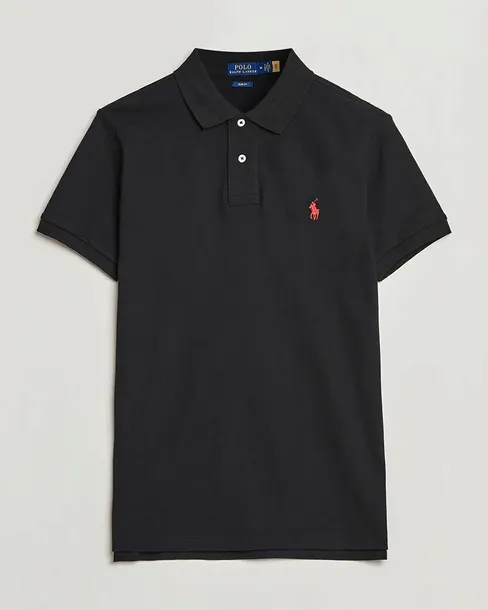 Polo Ralph Lauren Polo Slim Fit Polo Czarne XXL