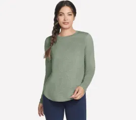 koszulka-damska-skechers-go-dri-swift-long-sleeve-tunic-crew-oliwkowa-lt1