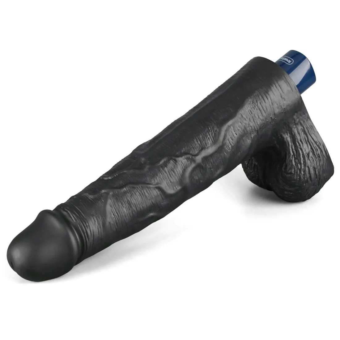 10-real-softee-rechargeable-tpe-vibrating-dildo-black-stan-nowy