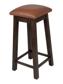 hoker-taboret-drewniany-bukowy-skorzane-siedzisko-brazowe-h65-cm-barowy
