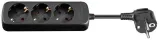 microconnect-3-way-schuko-socket-5m-czarny
