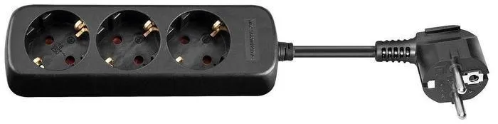 microconnect-3-way-schuko-socket-5m-czarny