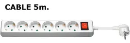 microconnect-6-way-schuko-power-strip-5m-bialy