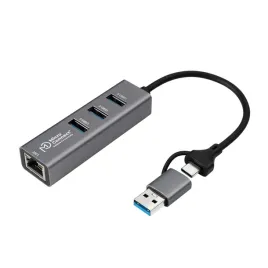 hub-microconnect-usb-3-2-gen-1-4-port-z-ethernetem-i-zlaczami-usb-c-i-a