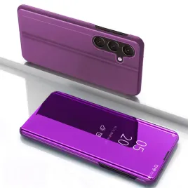 etui-pokrowiec-z-klapka-do-samsung-galaxy-s25-clear-view-case-rozowy