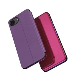 etui-pokrowiec-z-klapka-na-iphone-16e-clear-view-case-rozowy