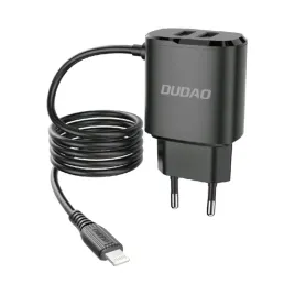 ladowarka-sieciowa-2x-usb-z-wbudowanym-kablem-do-iphone-lightning-12w