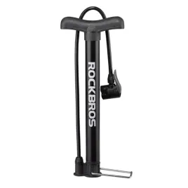 pompka-rowerowa-podlogowa-120psi-8bar-koncowki-do-pilek-materacy-czarna