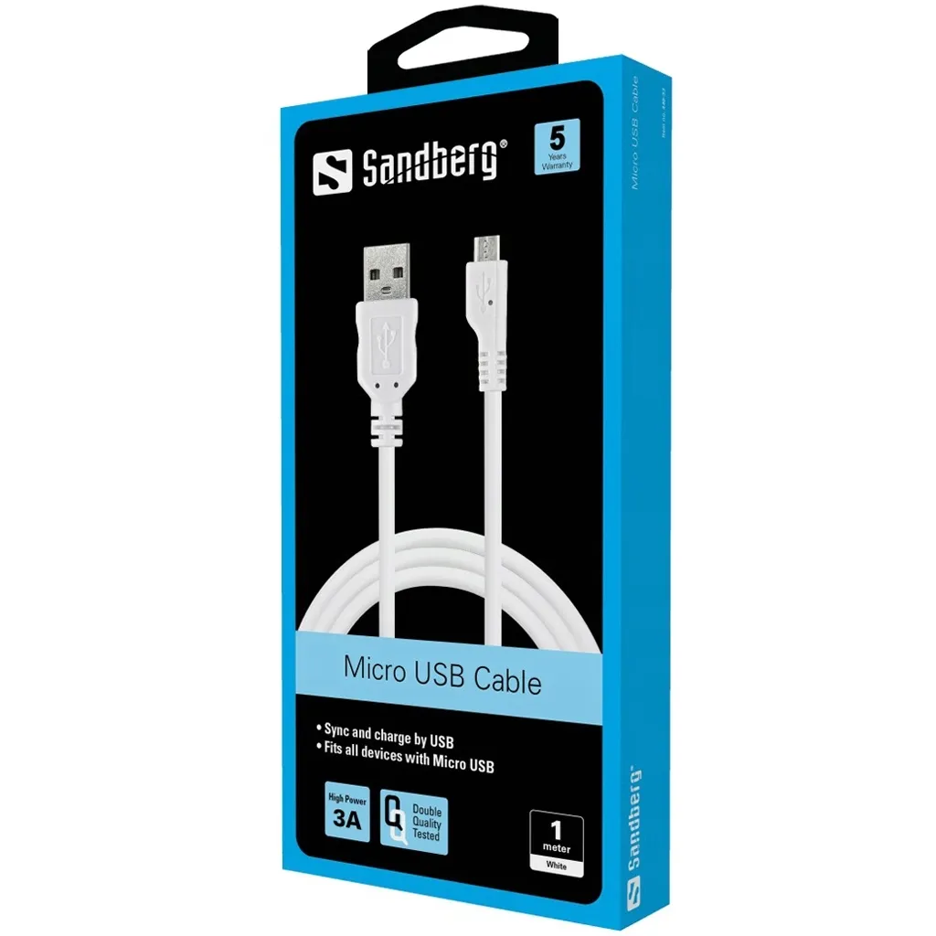 kabel-sandberg-do-synch-charge-microusb-1m-stan-nowy