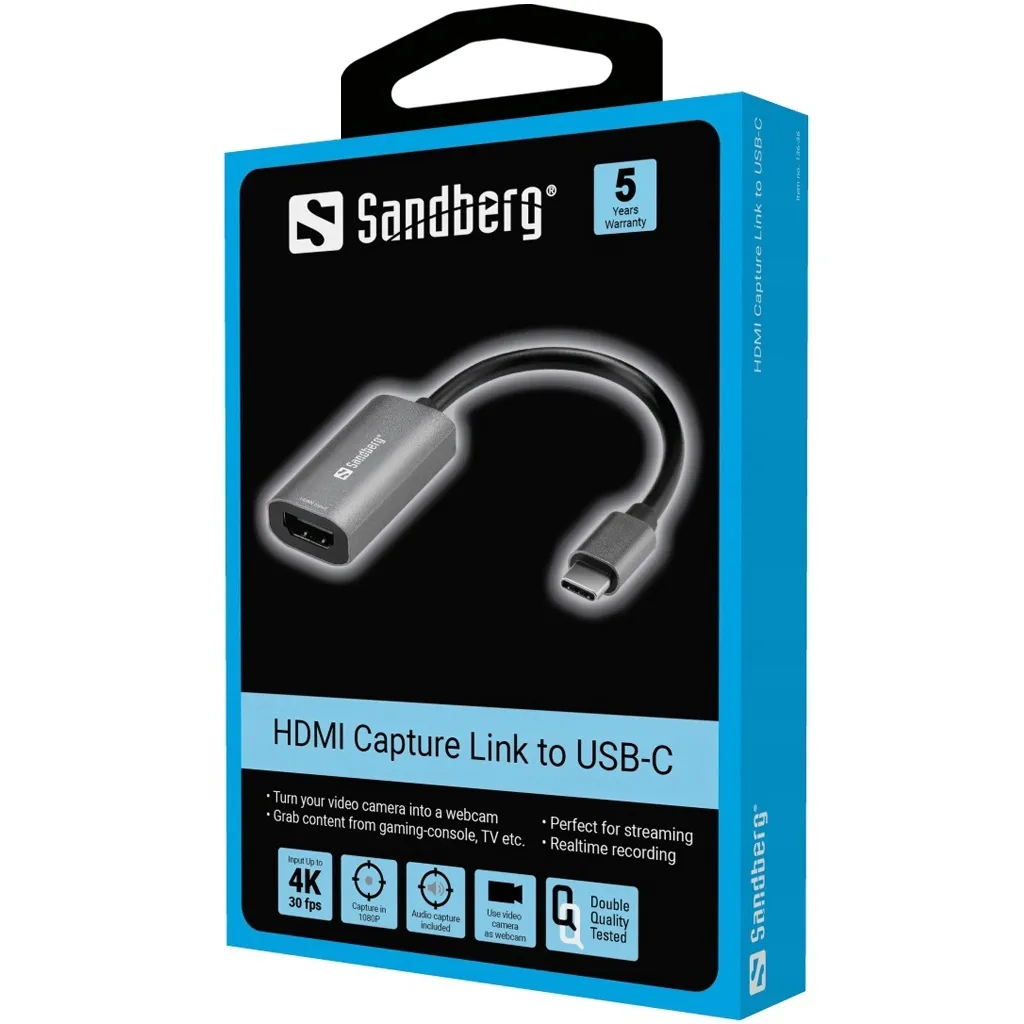 przejsciowka-sandberg-hdmi-capture-link-usb-c-stan-nowy