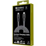 kabel-usb-c-sandberg-survivor-2m-100w-stan-nowy