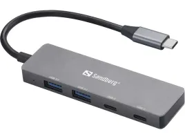 hub-sandberg-usb-c-do-2xusb-a-2xusb-c-model-v-6futp-07y-136-50
