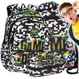 coolpack-plecak-szkolny-dla-chlopca-1-3-klasa-tornister-game-over-zestaw