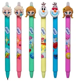 coolpack-dlugopis-zmazywalny-scieralny-kraina-lodu-frozen-6-sztuk-niebieski