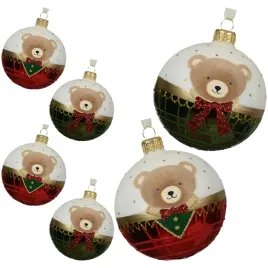 bombki-szklane-8-cm-czerwono-zielone-z-misiem-6-szt