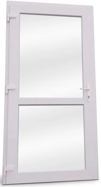 Drzwi zewnętrzne PCV 100x210 białe sklepowe NOWE LEWE